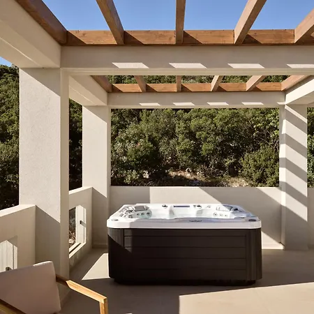 빌라 Elpida Luxury Villa, With Infinity Pool & Whirlpool, By Thinkvilla Skinária