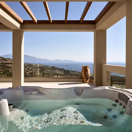 Villa Elpida Luxury Villa, With Infinity Pool & Whirlpool, By Thinkvilla Skinária
